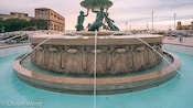 Tritons’ Fountain at Valletta, Malta