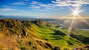 Sunrise view from Te Mata Peak in New Zealand