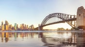 The Harbour Bridge in Sydney, Australia, at morning