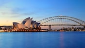 The Sydney Opera House and Harbour Bridge