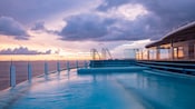 Quiet Cove Pool on board the Disney Treasure cruise ship