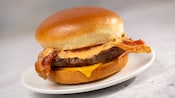 A One Third Pound Angus Bacon Cheeseburger with Sonny Eclipse Signature Sauce