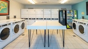 The laundry room at Disney’s Caribbean Beach Resort in Walt Disney World Resort