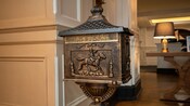 A vintage mailbox in Disney’s Yacht Club Resort