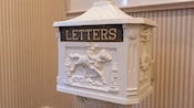 An antique mailbox at Disney’s Grand Floridian Resort & Spa