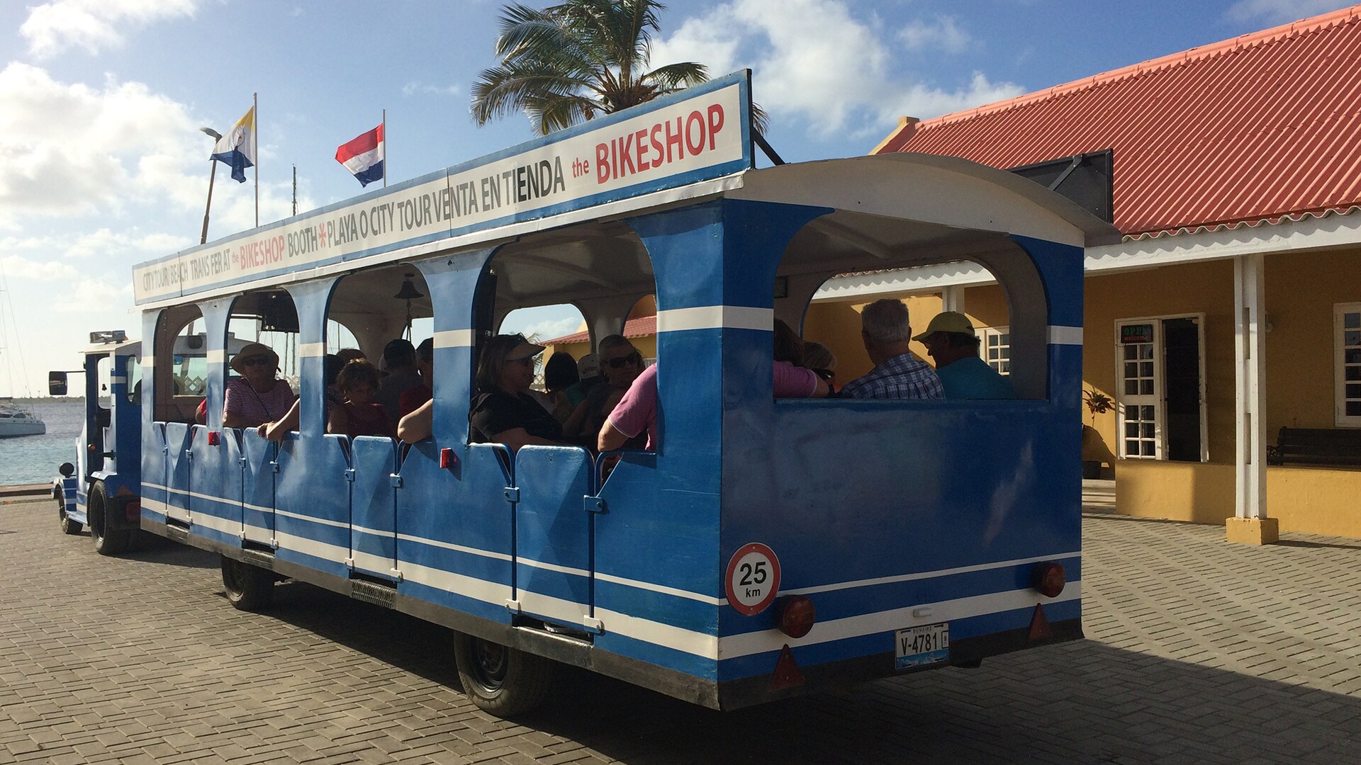 Bonaire Trolley Train City Tour Disney Cruise Line