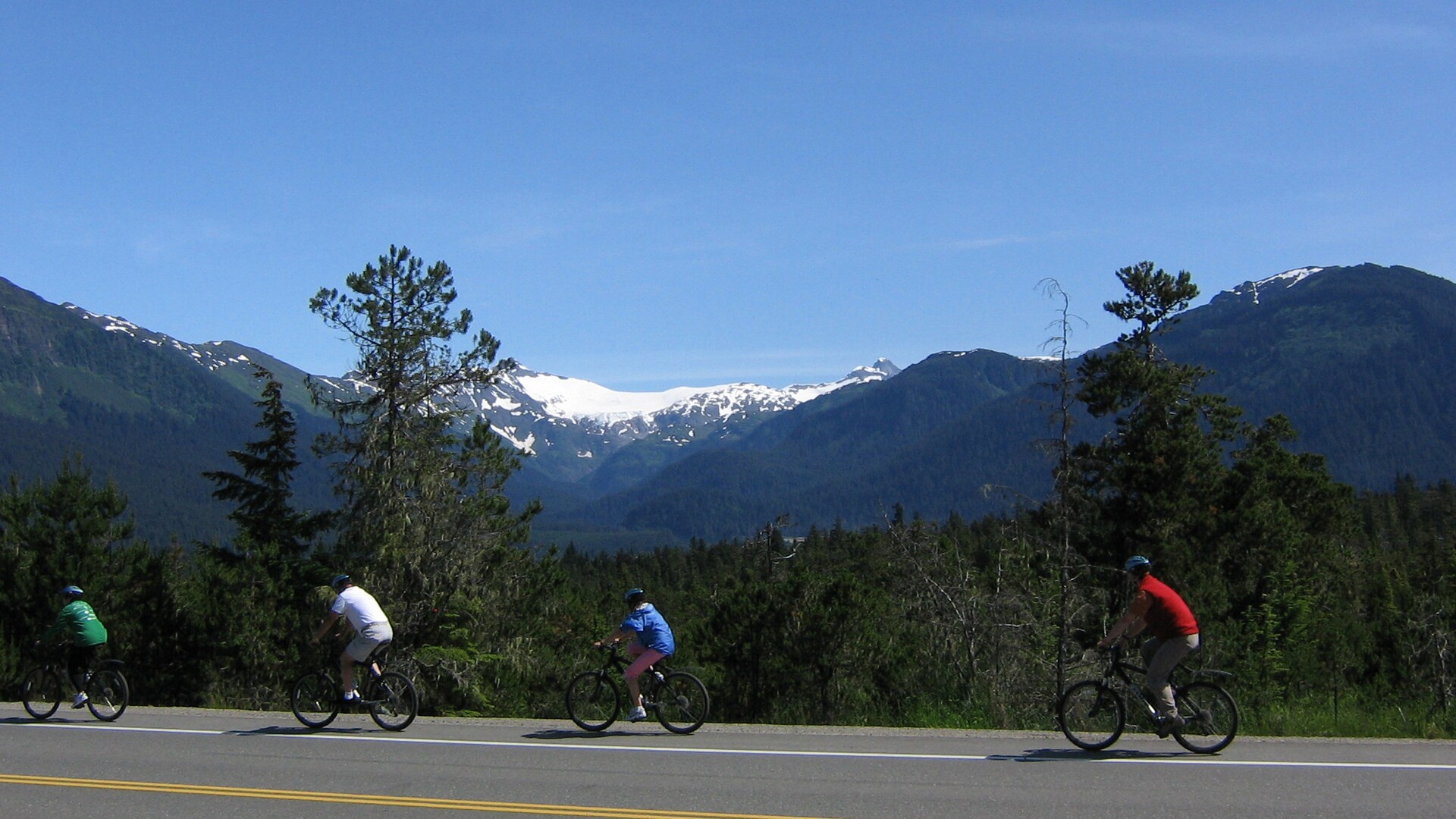 Alaskan Glaciers by Bicycle Disney Cruise Line