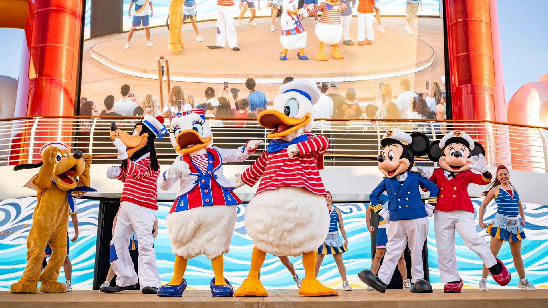 Let's Set Sail on an Adventure' Deck Party | Disney Cruise Line