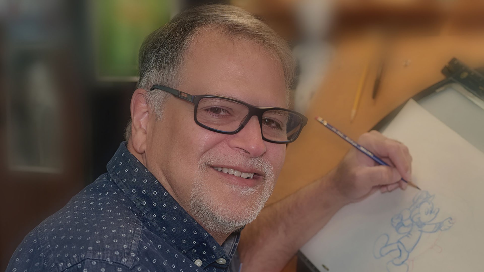 A portrait of artist Alex Maher