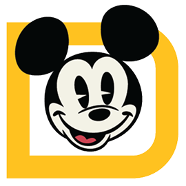 Disney Annual Passholder icon featuring Mickey Mouse’s face inside a stylized letter D