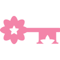 Logo of the Inspire Key featuring a flower on the bow