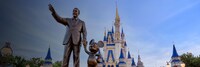 The Partners statue and Cinderella Castle at Walt Disney World Resort