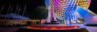 Spaceship Earth at night