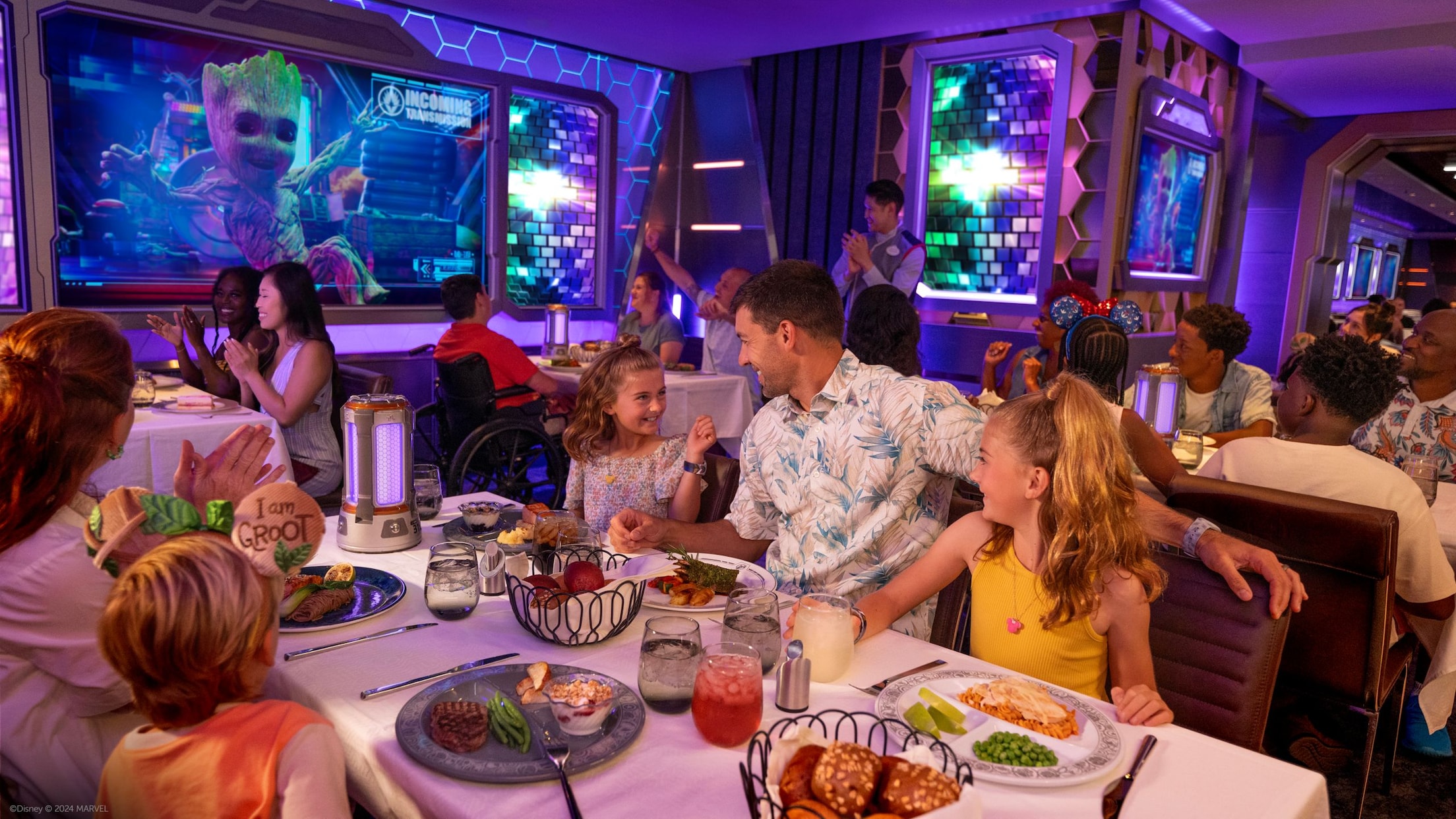 Marvel Menu Worlds of Marvel: Interactive Dining Experience | Disney Cruise Line