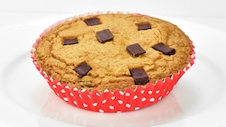 A chocolate chip muffin