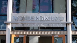The entrance to WonderGround Gallery in the Downtown Disney District
