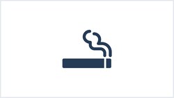  An icon of a lit cigarette