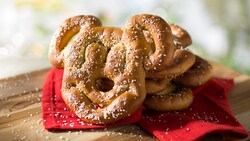 A Mickey shaped pretzel