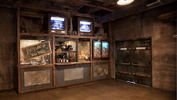 Monitors at Tower Photo showing riders on The Twilight Zone Tower of Terror