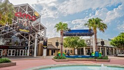 The AdventHealth Waterside Stage located next to AMC Dine In Disney Springs 24 at Disney Springs