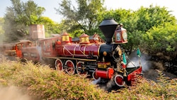 The Walt Disney World Railroad at the Fantasyland station