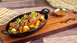 Croquetas de costillas de desayuno de Kidani Village en Sanaa en Disney's Animal Kingdom Villas