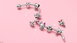 All one bracelet, a collection of fan favorite Disney Pixar character charms, including Lilo and Stitch, Finding Nemo, Minnie Mouse, Cheshire Cat and more.