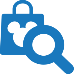 Icon for Find Merchandise, which locates products for in store purchase at Walt Disney World Resort