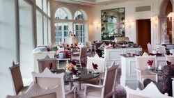 Table setting for afternoon tea in Garden View Tea Room at Disney’s Grand Floridian Resort & Spa
