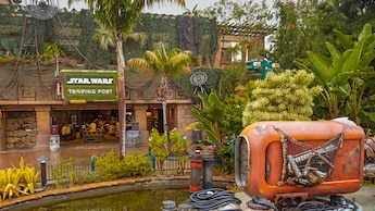 The store front of Star Wars Trading Post