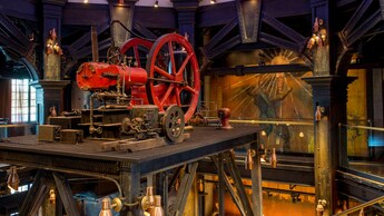 Interior of The Edison featuring industrial style décor