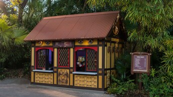 The entrance to Terra Treats, a quick service snack shack at Disney’s Animal Kingdom theme park
