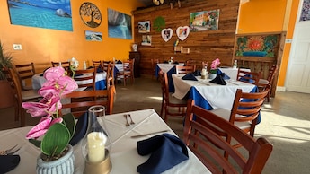 The dining room at D’Coal Pot Restaurant