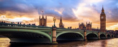 Big Ben and Westminster Bridge in London