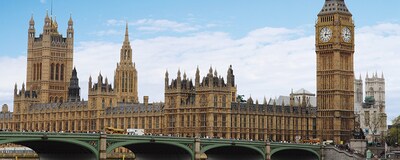 Big Ben and the London Bridge over the River Thames