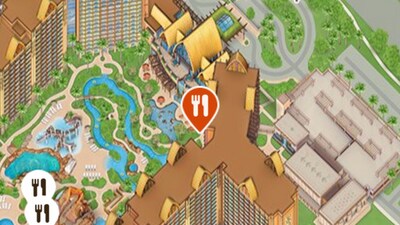 The Aulani Resort Map