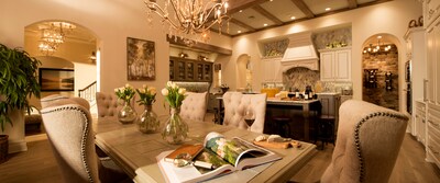 Golden Oak At Walt Disney World Resort A Dining Table And Chairs With Kitchen Area In The Background