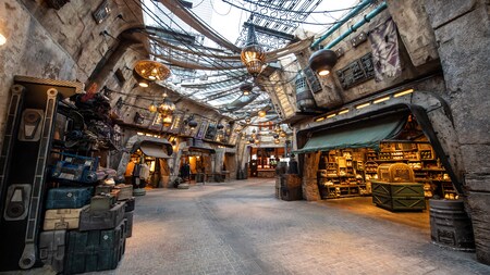 exotic Star Wars street market