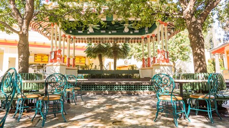 The Paradise Garden Bandstand at Disney California Adventure Park