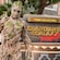 Groot in front of the Guardians of the Galaxy – Mission: BREAKOUT! attraction
