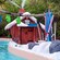 The house of Ice Gator, the mascot of Disney's Blizzard Beach, on Cross Country Creek