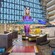 The monorail zips by Chef Mickey's buffet in the lobby of Disney's Contemporary Resort