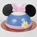 A dome cake inspired by Daisy Duck