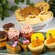 An assortment of sweet pastries from The Crystal Palace at Magic Kingdom Park