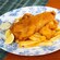 Fish and Chips from Rose and Crown Dining Room at Epcot