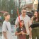 Kylo Ren meeting a young Guest holding a lightsaber and her family at Star Wars Galaxy’s Edge in Disney’s Hollywood Studios
