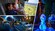 A composite image of Olaf and Guests riding Guardians of the Galaxy, Cosmic Rewind and Soarin’ Around the World