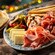 An antipasto platter with cured meats, cheeses, olives and breadsticks from Hurly Burly at Disney’s Boardwalk