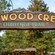 A large wooden sign that reads ‘Redwood Creek Challenge Trail”, with redwoods and pine trees behind it