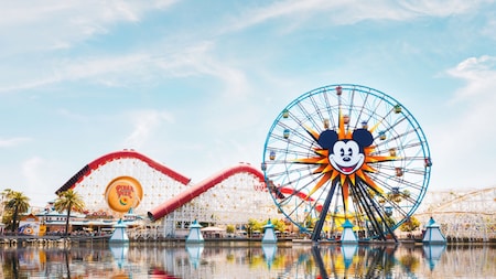 The Incredicoaster and Pixar Pal A Round Swinging attractions at Disney California Adventure